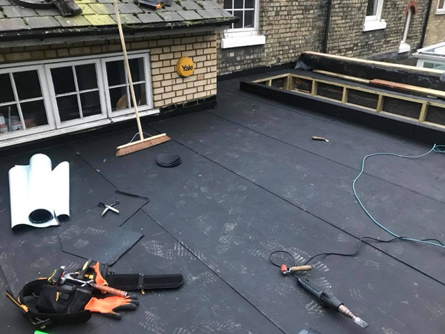 Flat Roof With Skylight 1