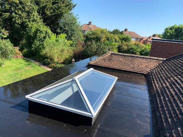 Flat Roofing Skylight Extension