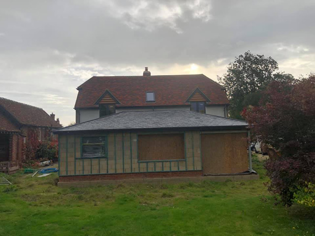 Old House Extension Roof