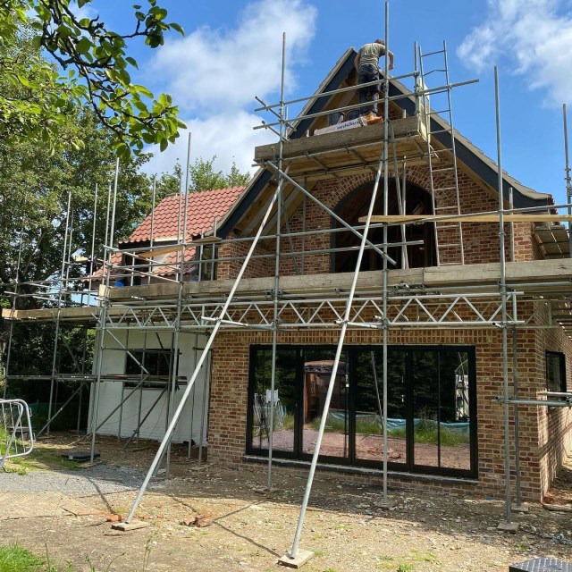 Roofing on house in Saffron Walden