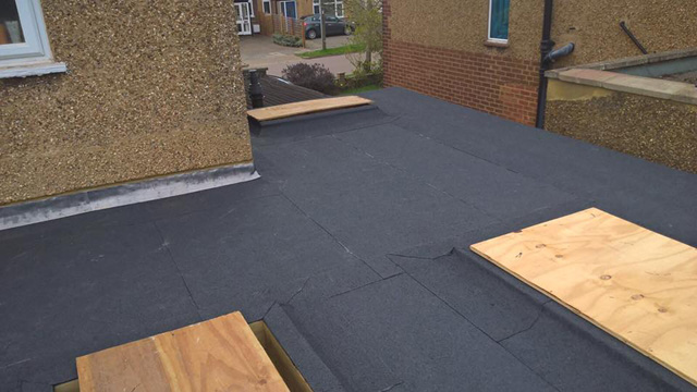 Rubber Flat Roofing 1