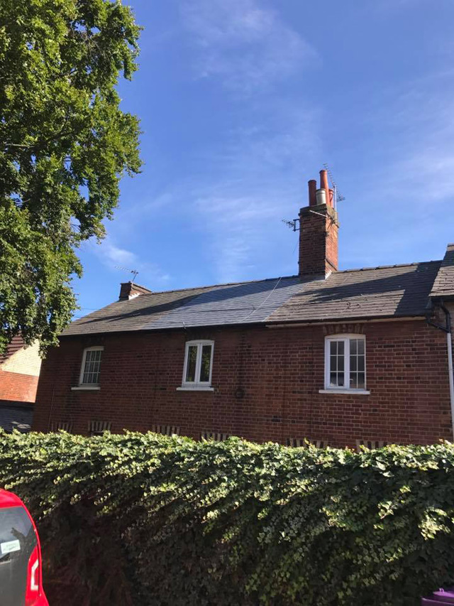 Slate Roof On Terraced House 1